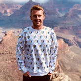 Rainbow Fox All-Over Sweatshirt